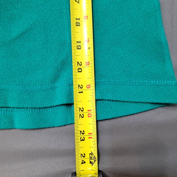 Columbia Teal Green 1/4 Zip Fleece Pullover Soft Mock Neck Women’s Small - Picture 4 of 9